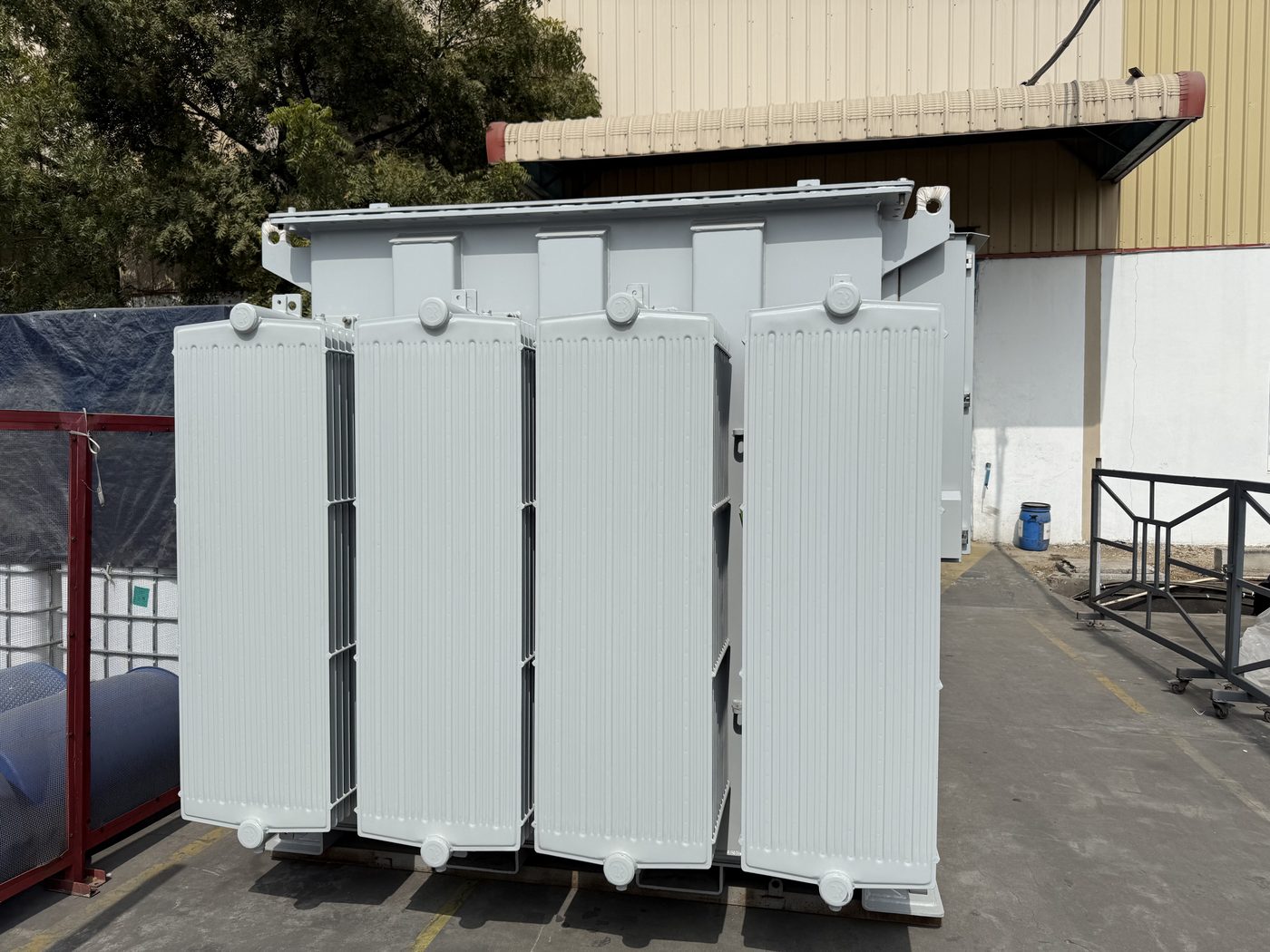 Toshiba site transformer fitted with Triveni radiators
