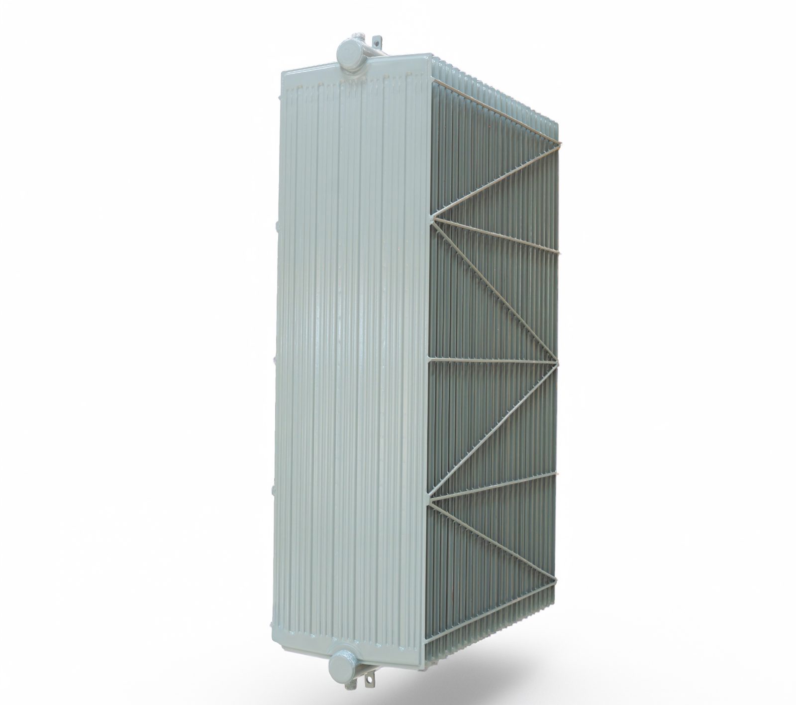 Triveni Header Type (straight) transformer radiator with centred connections